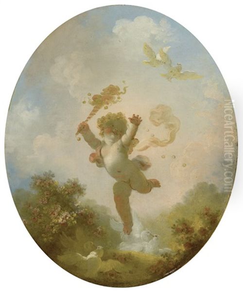 Love As Folly by Jean-Honore Fragonard