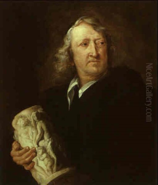 Portrait Of The Sculptor Gerard Van Opstal by Lucas Franchoys the Younger