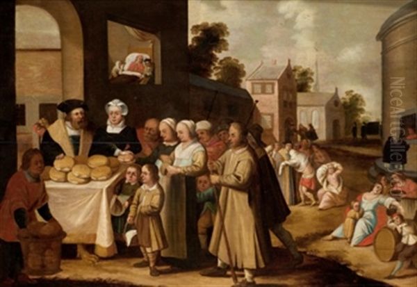 Las Siete Obras De Misericordia by Hieronymus Francken the Younger