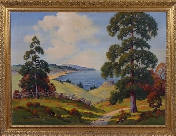 Landscape With Waterview by Ernest Fredericks