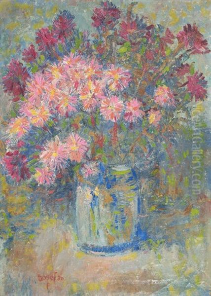 Blumen In Vase by Joseph Futterer