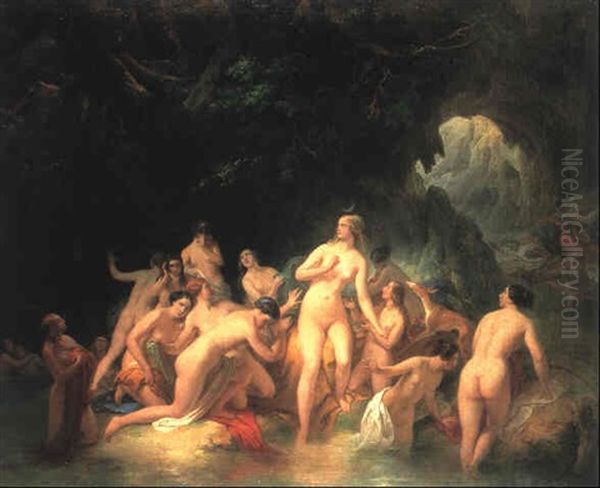 Il Bagno Di Diana by Gallo Gallina