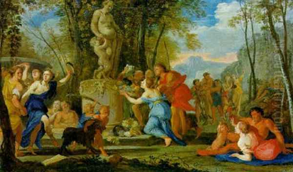 The Worship Of Bacchus by Domenico Gargiulo