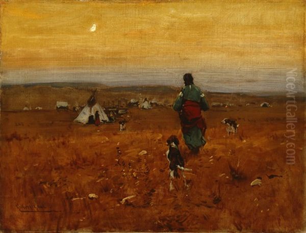 Sioux Camp by Gilbert Gaul