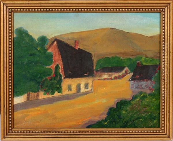 Summer Rural Landscape by August Gay