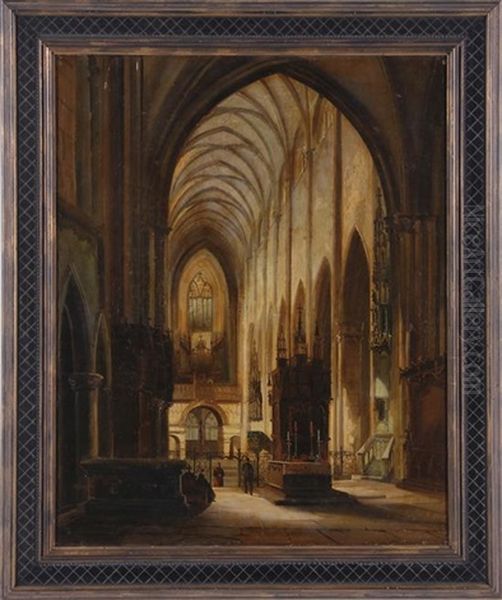 Sint-jacobskerk, Antwerp by Jules Victor Genisson