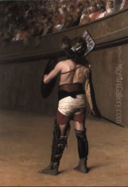 Mirmillion (a Gallic Gladiator) by Jean-Leon Gerome