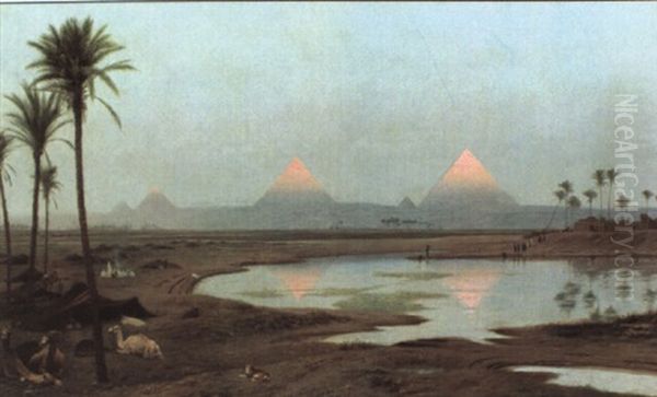 Sunrise In The Desert by Jean-Leon Gerome