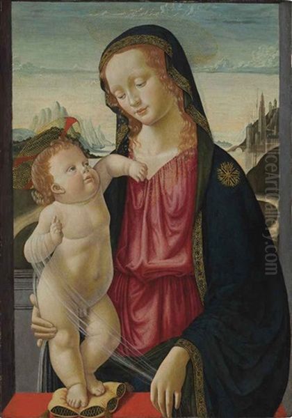 The Madonna And Child by Davide Bigordi Ghirlandajo