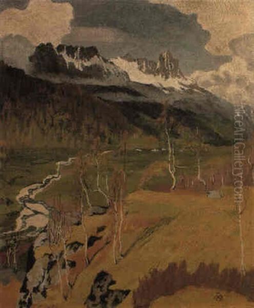 Herbstlandschaft by Giovanni Giacometti