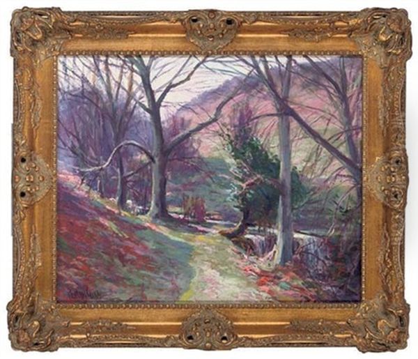 Wellfield Coombe, Countisbury, Exmoor by Henry William Phelan Gibb