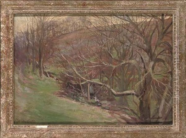 Trees By The Brook by Henry William Phelan Gibb