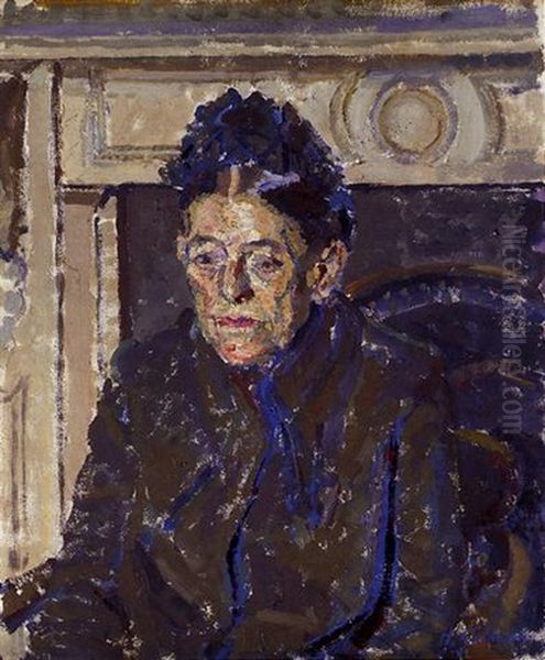 Portrait Of A Woman by Harold Gilman