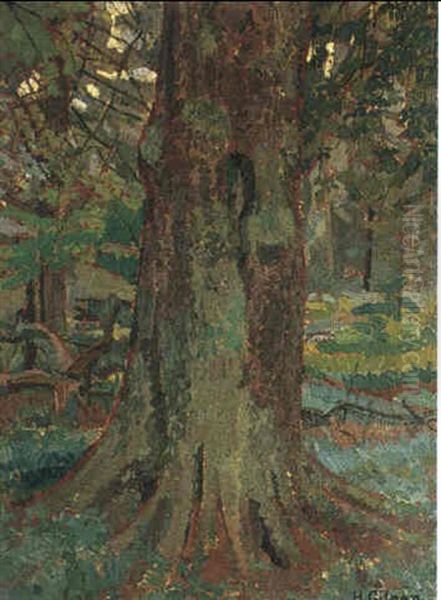 Beech Woods by Harold Gilman