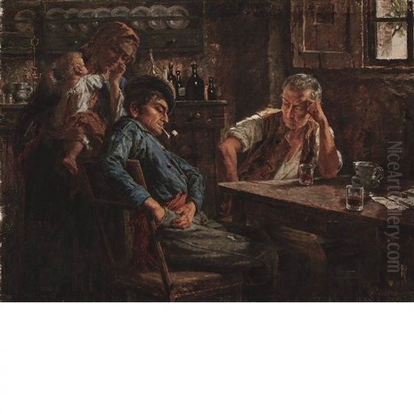 The Card Game by Bartolomeo Giuliano