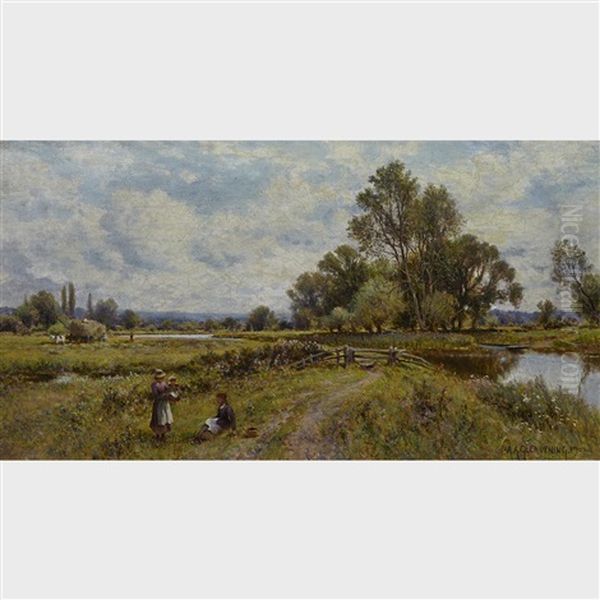 Near Rudham, Norfolk by Alfred Augustus Glendening Sr.