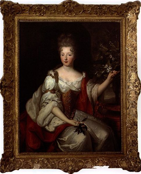 Portrait De Francoise De Bourbon(?), Mademoiselle De Blois by Pierre Gobert