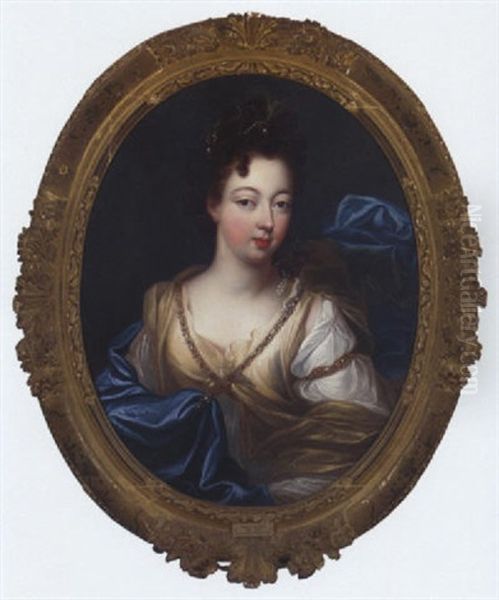 Portrait Of Charlotte D'orleans, Duchess Modena by Pierre Gobert