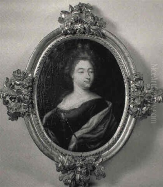 Portrait Presume De La Princesse De Conti by Pierre Gobert