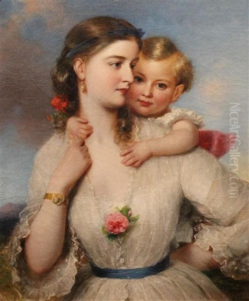 Mother And Child by Samuel Barry Godbold