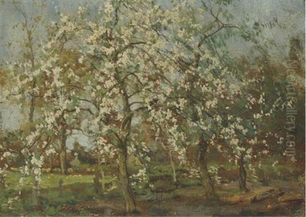 Appelbloesem: A Blossoming Apple Orchard by Arnold Marc Gorter