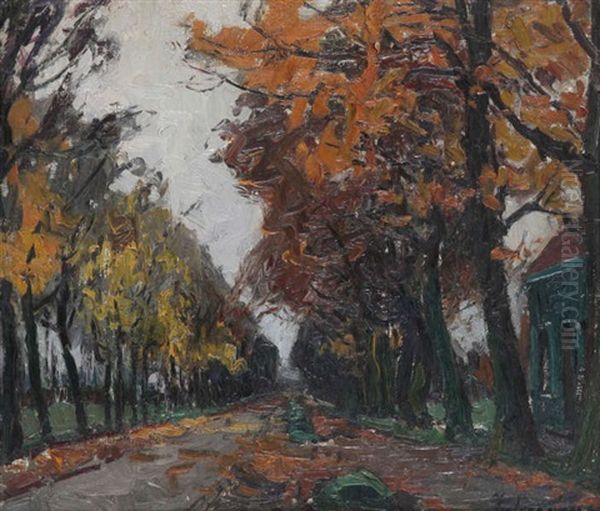 Autumnal Landscape by Pieter Gorus