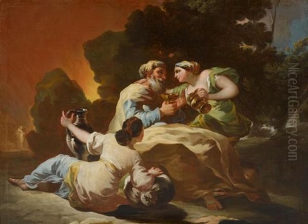 Lot Und Seine Tochter by Francisco Goya