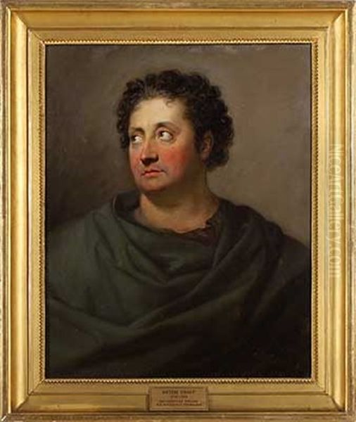 Portrait Von Iffland Als Roussaults Pygmalion by Anton Graff