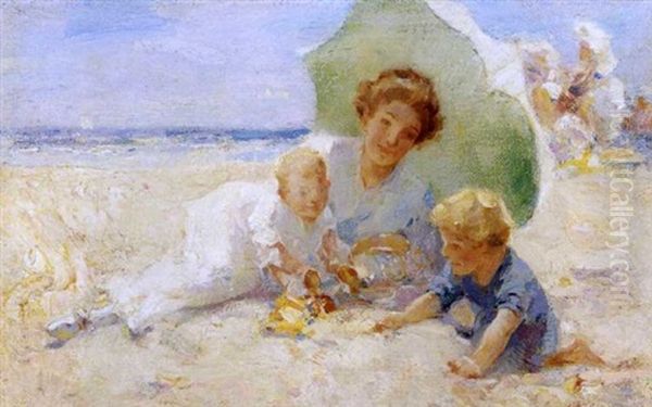 Beach Day by Walter Granville-Smith