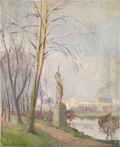 Spring In The Park Of The Central House Of Red Army by Nicolai Mikhailovich Grigoriev