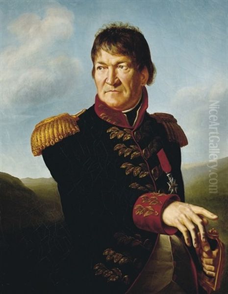 Portrait Of Baron Segoing De Laborde by Antoine Jean (Baron Gros) Gros