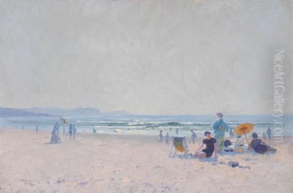 On The Sands by Elioth Gruner