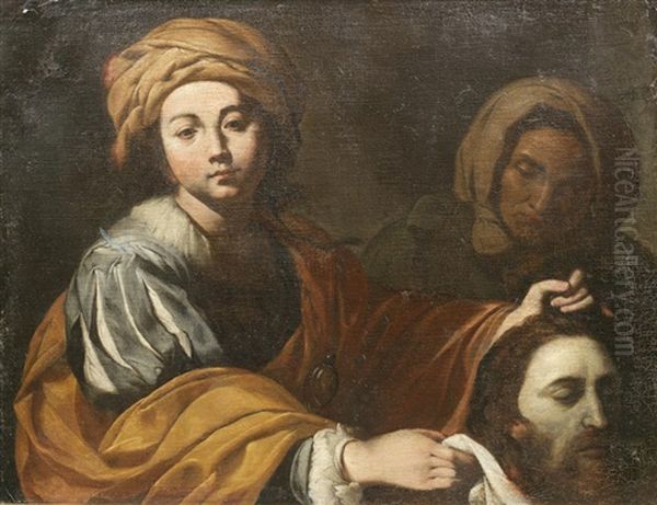 Judith With The Head Of Holofernes by Francesco Guarino