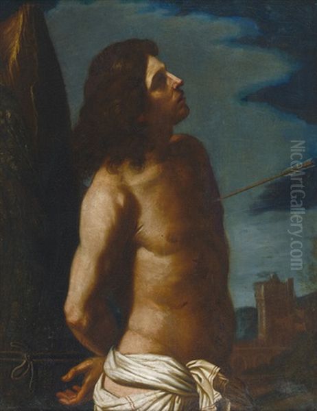 Der Hl. Sebastian by  Guercino