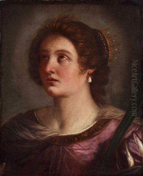 Heilige Katharina Von Alexandrien by  Guercino