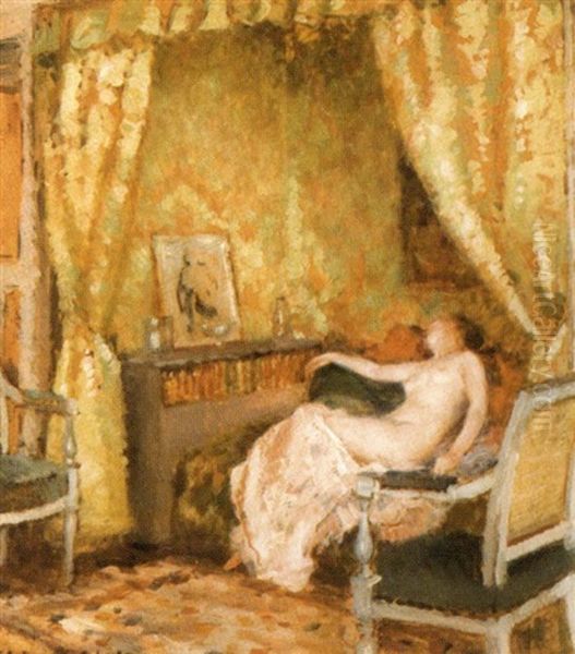 La Detente Au Boudoir by Lucien Victor Guirand De Scevola