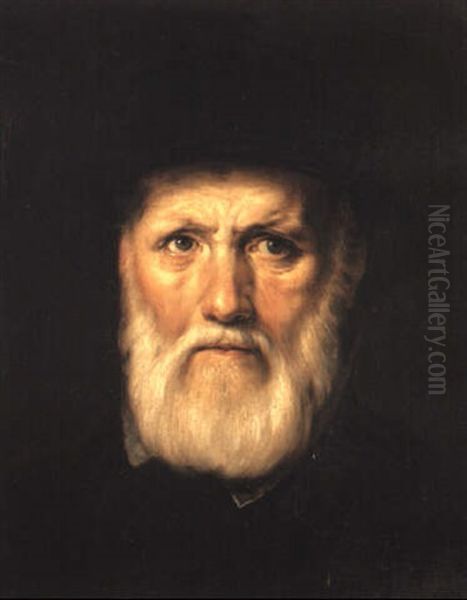 Portrait Of Dirck Volkertsz. Coornhert by Cornelis Cornelisz Van Haarlem