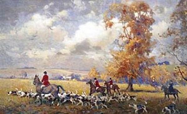 Schooling The Youngsters (the Craven Hunt) by Frederick Hall