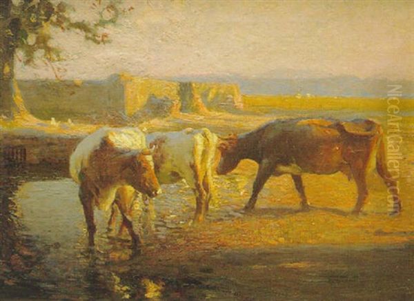 The Horse Pond by Frederick Hall