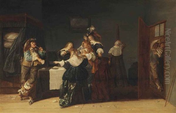 A Musical Party In An Interior by Dirck Hals