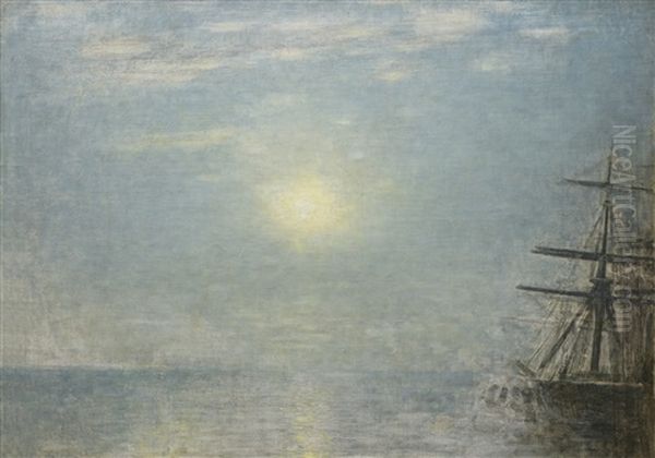 Sun Over The Sea by Vilhelm Hammershoi