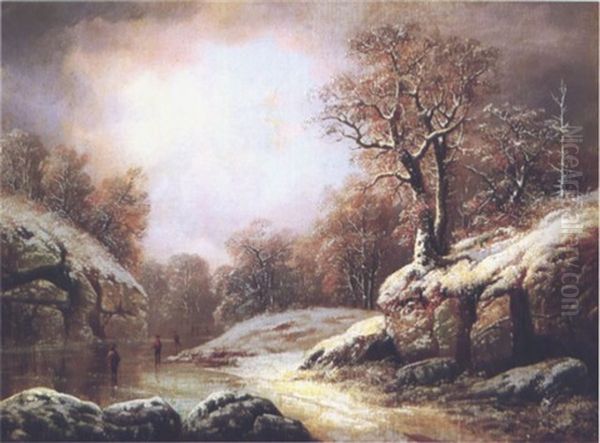 Winter Scene by Gunther Hartwick