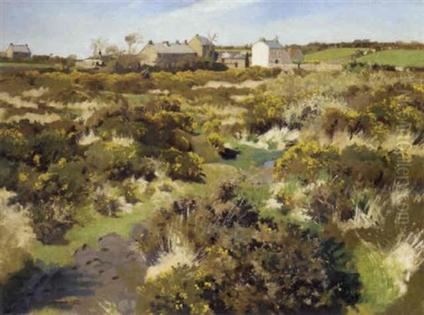 Near Zennor, Chy-an-mor by Harold Harvey