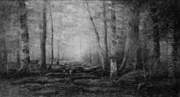 Woodland Scene by Dubois Fenelon Hasbrouck