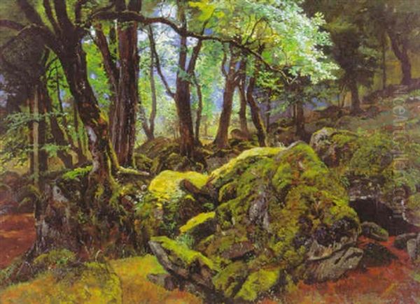 Woodland Interior by William Stanley Haseltine