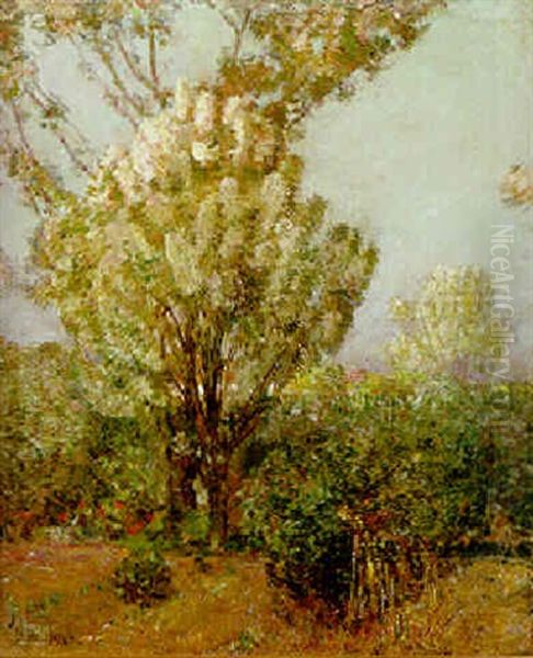 Spring: Flowering Trees by Childe Hassam