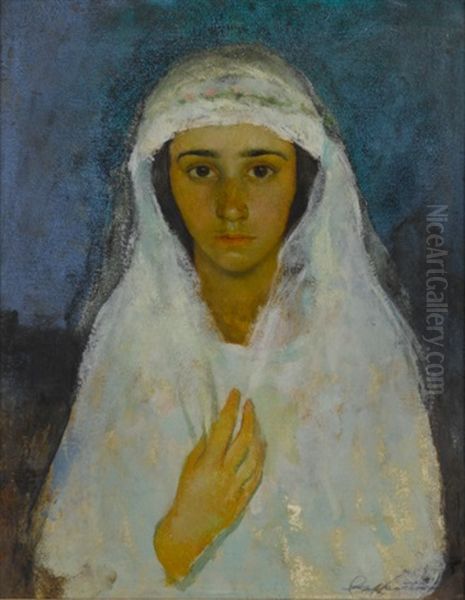 Acampora (girl Dressed For Communion) by Charles Webster Hawthorne