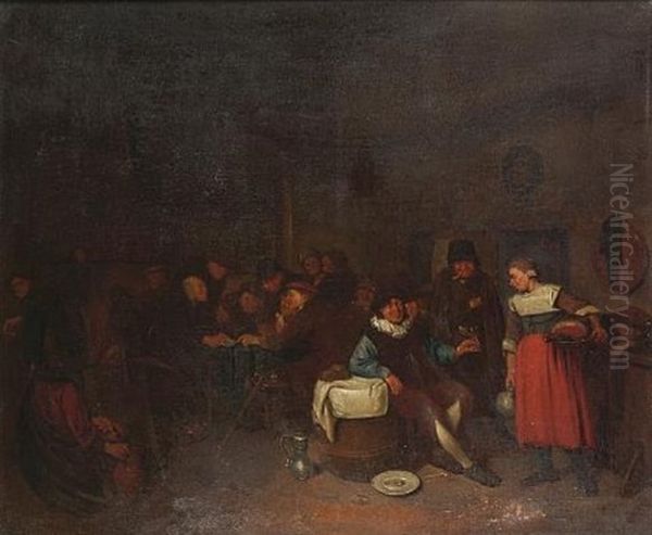 A Tavern Interior by Egbert van Heemskerck the Younger