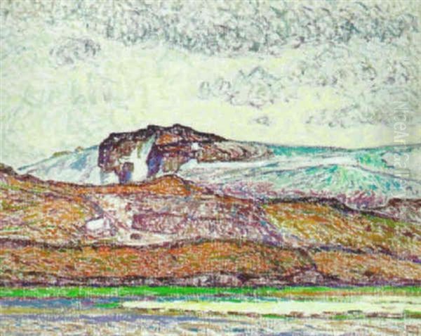 Landschaft Mit Flus by Alfred Hermann Helberger