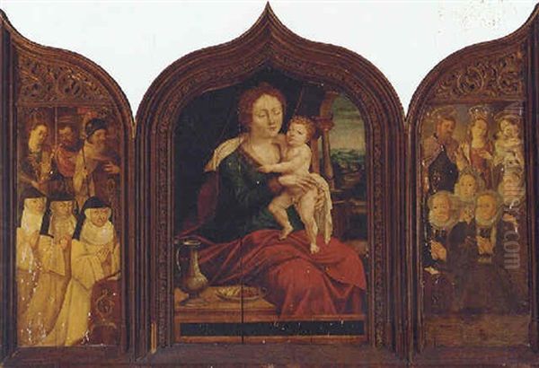 The Madonna And Child by Jan Sanders (Jan van) Hemessen